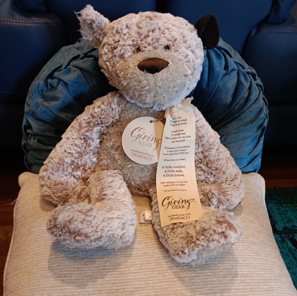 Demdaco Giving Bear Plush Toy